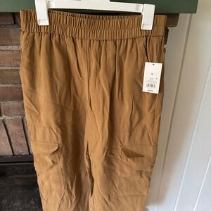 A New Day Women’s Size Medium Stylish Tan Pants with Elastic Waist